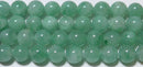 天然グリーンクォーツ丸玉6mmA （天然石ビーズ）