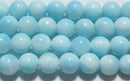 ブルーカルサイト丸玉6mm（モンゴル産）AA （天然石ビーズ）