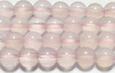 ピンクカルセドニー丸玉6mmA （天然石ビーズ）