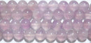 フローライト丸玉6mm（パープルピンク）A- （天然石ビーズ）