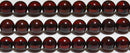 アンバー丸玉5-6mm（赤琥珀）AA （天然石ビーズ）
