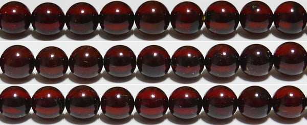 アンバー丸玉5-6mm（赤琥珀）AA （天然石ビーズ）