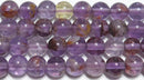ルートアメジスト丸玉6mmB （天然石ビーズ）