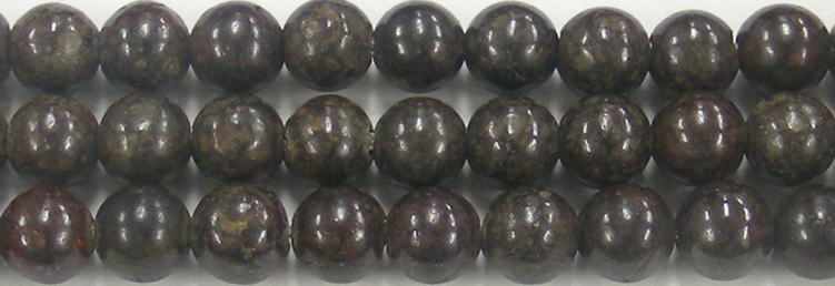 サハラ隕石丸玉6mmB （天然石ビーズ）