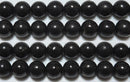 シュンガイト丸玉6mmB （天然石ビーズ）