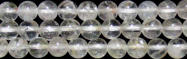 タンザニア水晶丸玉6mmB （天然石ビーズ）