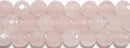 ローズクォーツミラーボール8mmB （天然石ビーズ）