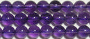 アメジスト丸玉8mmB （天然石ビーズ）