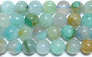 クリソコラ イン クォーツ丸玉8mmB （天然石ビーズ）