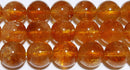 シトリン丸玉8mm（ブランデーカラー）B （天然石ビーズ）