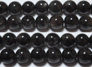 エレスチャル丸玉8mm（グラファイトインクォーツ）A （天然石ビーズ）