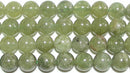 グリーンガーネット丸玉8mmB （天然石ビーズ）
