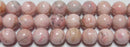 インカローズ丸玉8mmC （天然石ビーズ）