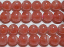 インカローズ丸玉7-8mmA （天然石ビーズ）