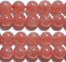インカローズ丸玉8mmAA （天然石ビーズ）