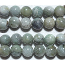 糸魚川本翡翠丸玉8mm（草色）B （天然石ビーズ）