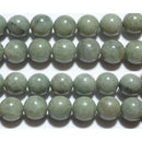 糸魚川本翡翠丸玉8mm（草色）B （天然石ビーズ）