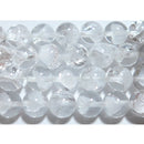 アイリスクォーツ丸玉8mm（アイリスホワイトファントムクォーツ）AA （天然石ビーズ）