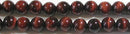 レッドタイガーアイ丸玉8mmB （天然石ビーズ）