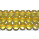 イエローフローライト丸玉8mmA （天然石ビーズ）