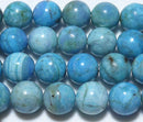 ブレッチアブルーコモンオパール丸玉9mmB （天然石ビーズ）