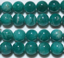 アマゾナイト丸玉8.5-9mm（ディープアマゾナイト）A （天然石ビーズ）