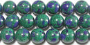 アズライトマラカイト丸玉10mmB （天然石ビーズ）