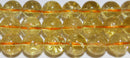 シトリン丸玉10mmB （天然石ビーズ）