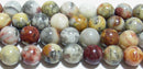 クレイジーレースアゲート丸玉10mmB （天然石ビーズ）