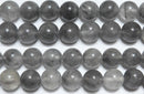 クラウディークォーツ丸玉10mmB （天然石ビーズ）
