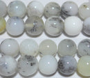 デンドリチックオパール丸玉10mmA （天然石ビーズ）