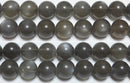 グレームーンストーン丸玉10mmA （天然石ビーズ）