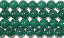 グリーンオニキス丸玉10mmA （天然石ビーズ）