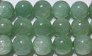 天然グリーンクォーツ丸玉10mm（キャッツアイ）A （天然石ビーズ）