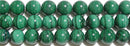 マラカイト丸玉10mmB （天然石ビーズ）