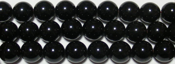 天然黒水晶（モリオン）丸玉10mmA （天然石ビーズ）
