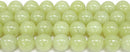 オリーブジェイド丸玉10mmC （天然石ビーズ）