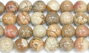 ピクチャージャスパー丸玉10mmB （天然石ビーズ）