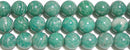ロシアンアマゾナイト丸玉10mmB （天然石ビーズ）