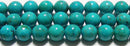 トルコ石丸玉10mmB （天然石ビーズ）