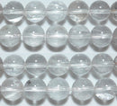 水晶丸玉10mm（テキサス州産）B （天然石ビーズ）