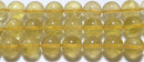 イエローフローライト丸玉10mmA （天然石ビーズ）