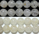 ルチルクォーツ丸玉11mm（ホワイトルチルクォーツ）A （天然石ビーズ）