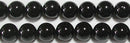 ブラックオニキス丸玉12mmB （天然石ビーズ）