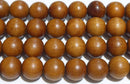 サンダルウッド丸玉12mm（老山白檀）A （ウッド系ビーズ）