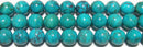 トルコ石丸玉12mmB （天然石ビーズ）