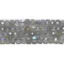 ラブラドライトキューブカット3.5*3.5mmA- （天然石ビーズ）