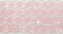 ローズクォーツハートカット10mmB （天然石ビーズ）