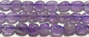 ラベンダーアメジストタンブル8*6mmB （天然石ビーズ）