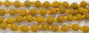 ターメリックラフラウンド約8mm （ビーズ）